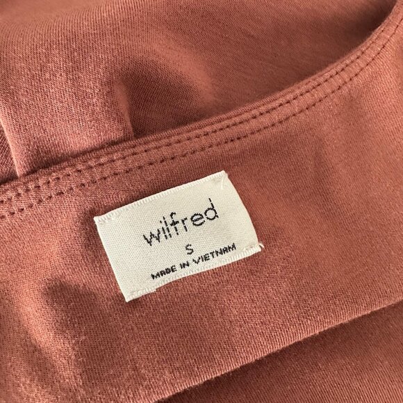 Aritzia Wilfred Saturn A LineMidi Dress Double Square Style Sleeveless Slim Fit - Picture 9 of 13